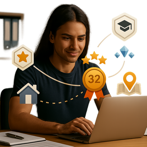 Classrooms with verifiable badges